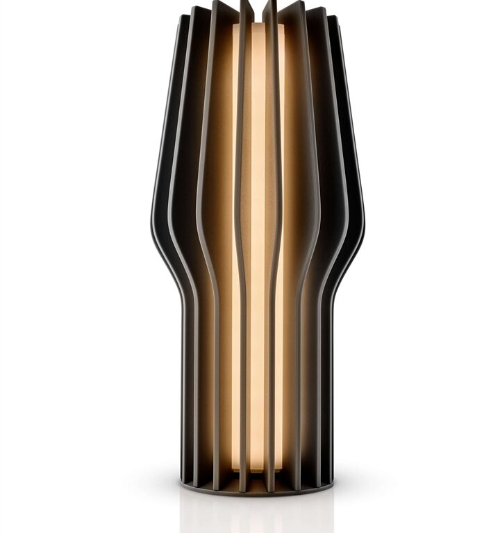 Radiant LED batteri- / bordlampe 25 cm, sort