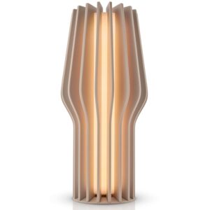 Radiant LED batterilampe / bordlampe 25 cm, pearl beige