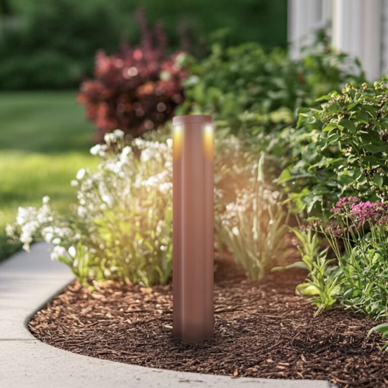 Raiku LED Udendørs Pullert H65 Rust - Lucande - Moderne - Aluminium - Cylinder
