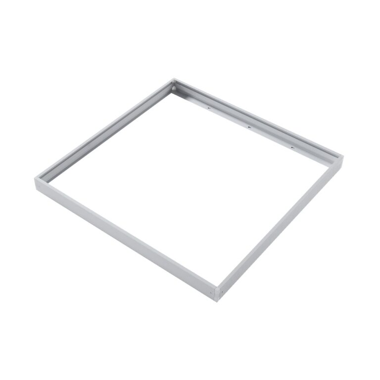 Ramme til 60x60 LED panel - Hurtig samlesæt, plast hjørner, hvid kant