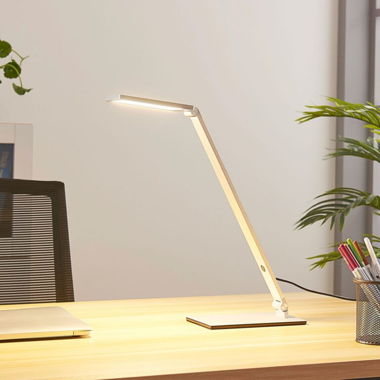 Resi LED Bordlampe Dim. Alu Lucande - Kontor / arbejdsværelse - Moderne - Aluminium - Kantet