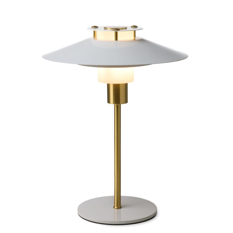 Rivoli bordlampe grå
