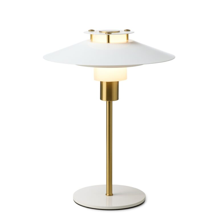 Rivoli bordlampe hvid