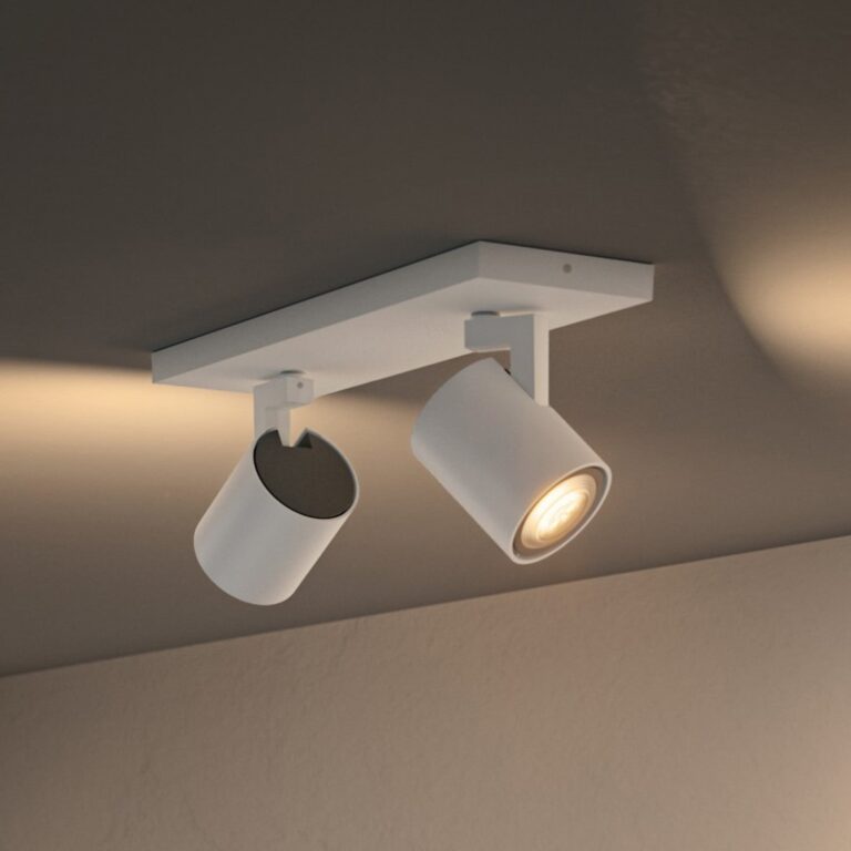 Runner Spot hvid med 2 lyskilder på GU10 – Philips Hue Philips Hue Runner - Stue - Moderne - Aluminium - Med flere lyskilder