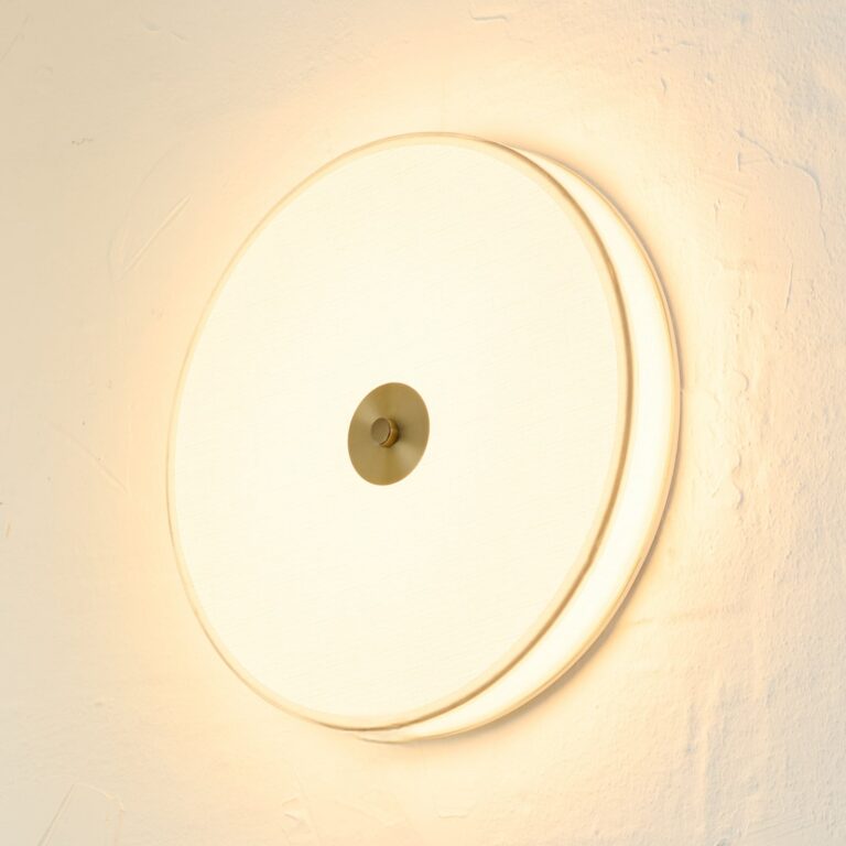 SHADE LED-loftlampe, beige, Ø 40 cm, stepdim Halo Design - Stue - Stof / tekstil - Med én lyskilde