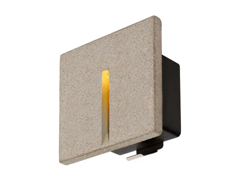 SLV - Concreto LED Udendørs Indbygningsvæglampe Vertical IP65 Light Grey