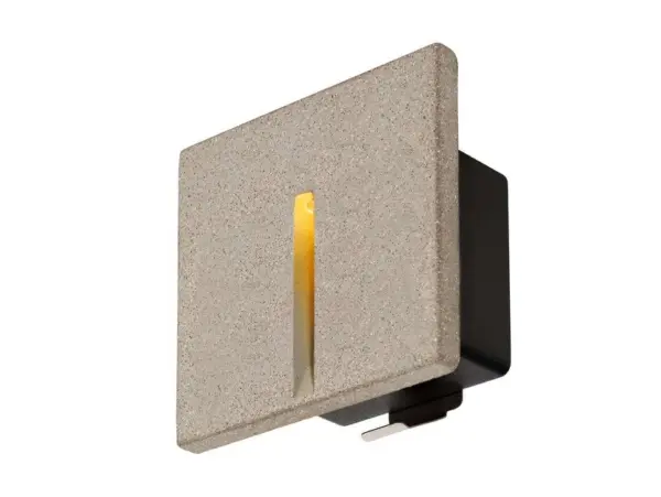 SLV - Concreto LED Udendørs Indbygningsvæglampe Vertical IP65 Light Grey