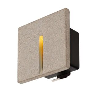 SLV - Concreto LED Udendørs Indbygningsvæglampe Vertical IP65 Light Grey SLV