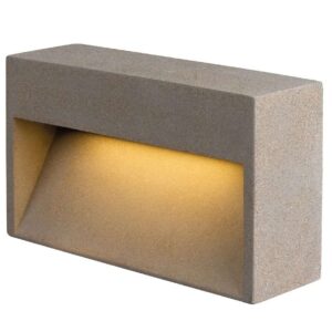 SLV - Concreto LED Udendørs Væglampe L IP65 Light Grey