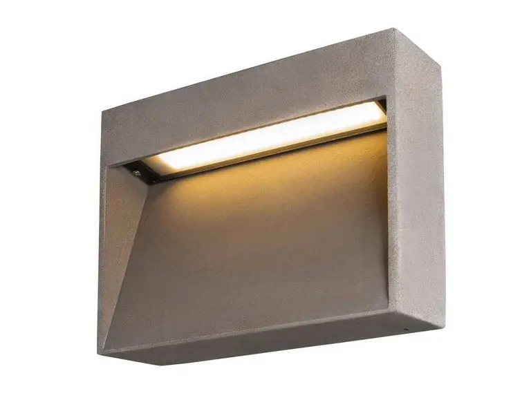 SLV - Concreto LED Udendørs Væglampe M IP65 Light Grey