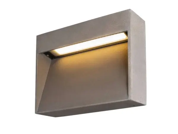 SLV - Concreto LED Udendørs Væglampe M IP65 Light Grey