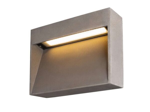 SLV - Concreto LED Udendørs Væglampe M IP65 Light Grey SLV