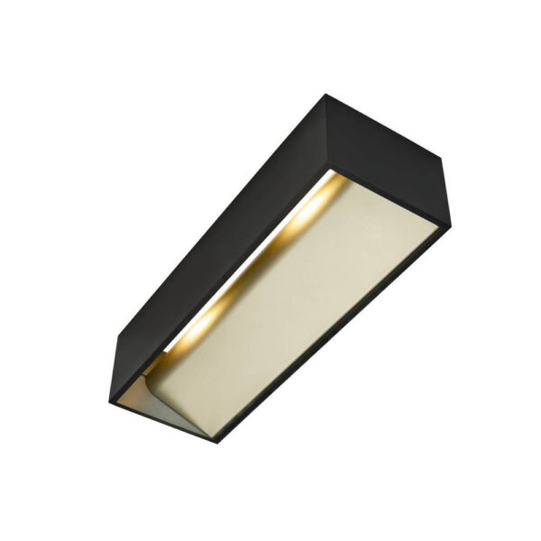 SLV - Logs In L Væglampe LED Dim-To-Warm Black/Gold