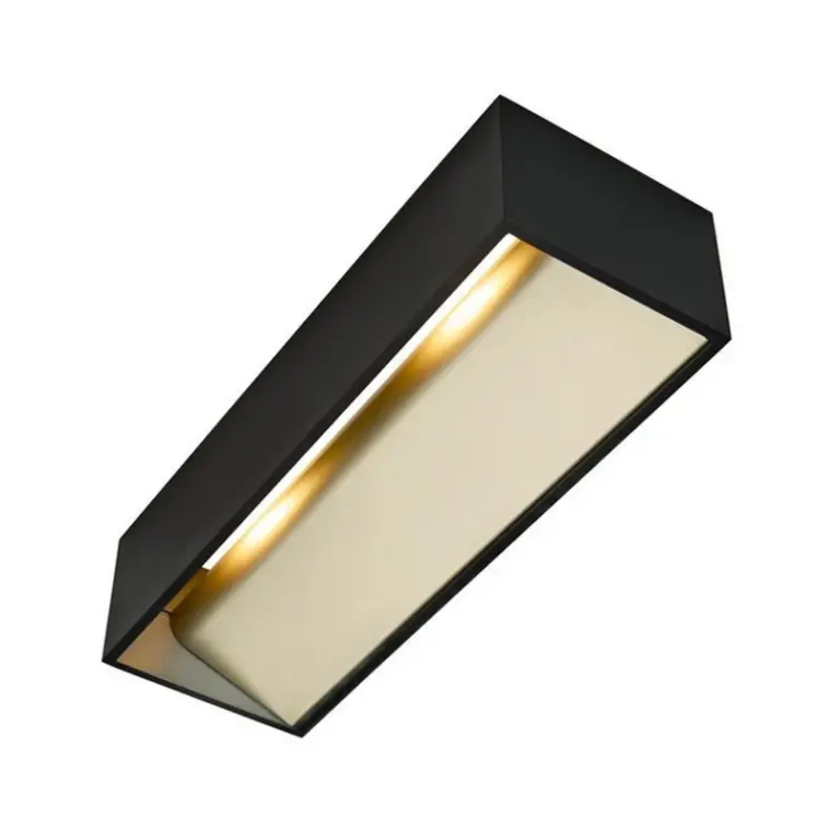 SLV - Logs In L Væglampe LED Dim-To-Warm Black/Gold