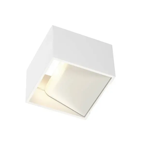 SLV - Logs In Square Væglampe incl. LED driver White