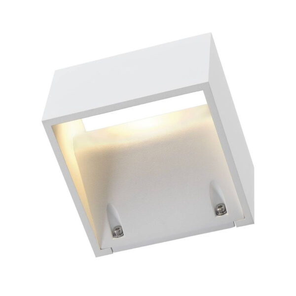 SLV - Logs Væglampe Square LED IP44 White