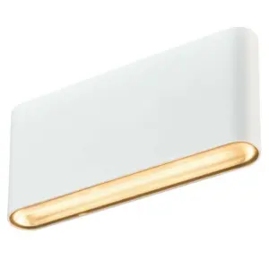 SLV - Oval 18 LED Udendørs Væglampe IP65 White