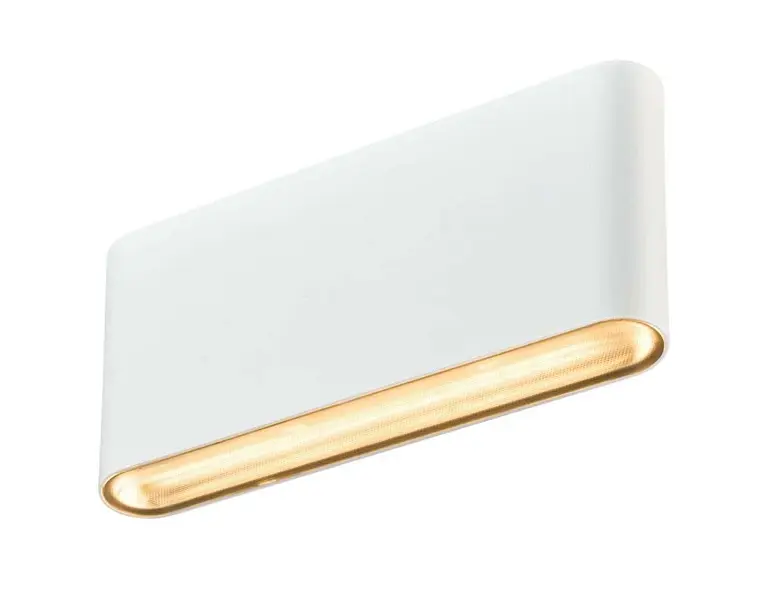 SLV - Oval 18 LED Udendørs Væglampe IP65 White