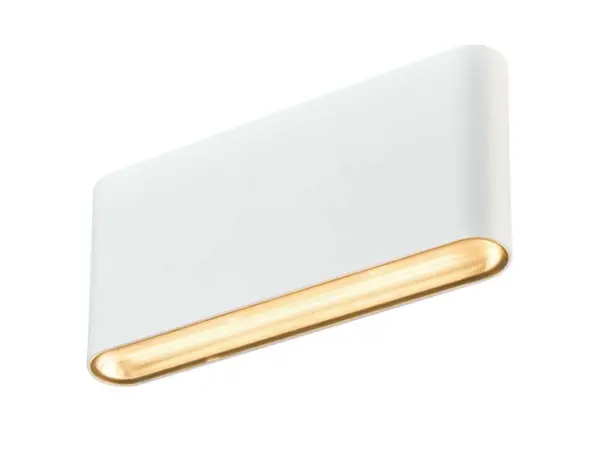 SLV - Oval 18 LED Udendørs Væglampe IP65 White