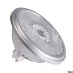 SLV QPAR111 GU10, LED-lyskilde sølv 12,5W 3000K CRI90 30Â°