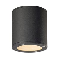 SLV Sitra udendørs loftlampe, IP44, GX53, antracit
