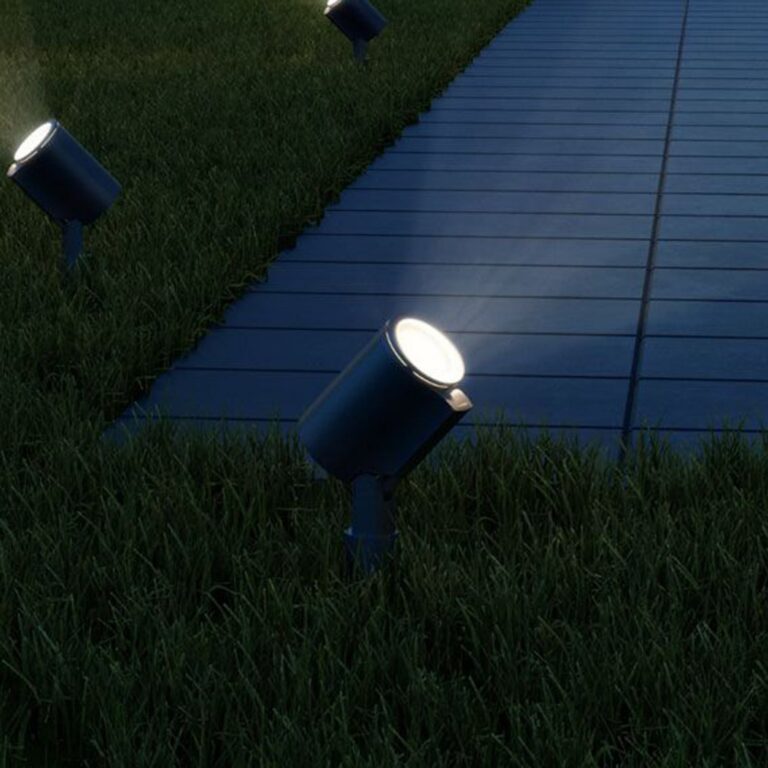 SPOT GARDEN jordspyd-udendørs spotlampe, antracit, IP44 STEINEL - Moderne - Metal - Med én lyskilde