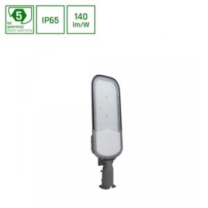 STREETOS 2 150W - Neutral Hvid, 230V, 145/75Â°, IP65, IK09, 675x218x75mm, Grå, Skumringssensor