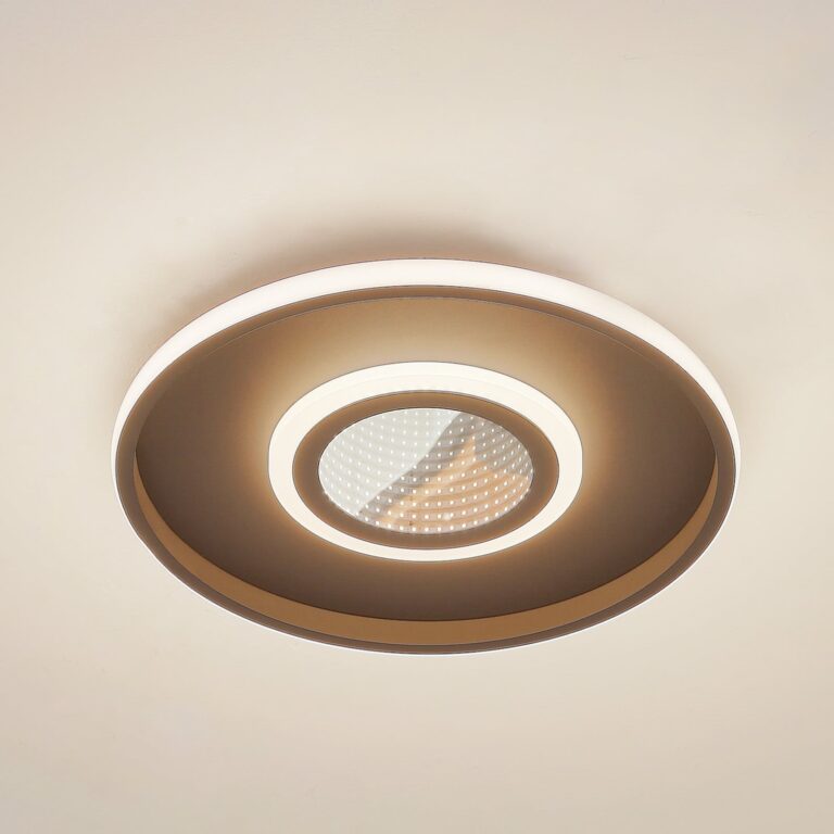 Selian LED Loftlampe Sort/Hvid - Lindby - Stue - Moderne - Metal - Rund