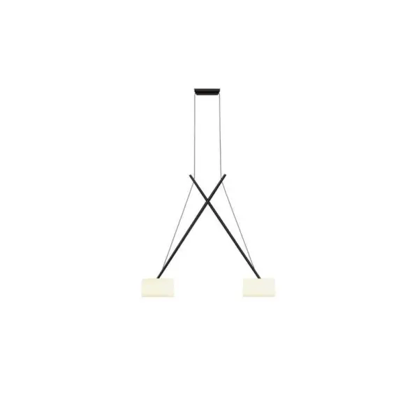 Serien Lighting - Twin LED Pendel Black