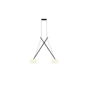 Serien Lighting - Twin LED Pendel Black/Glass