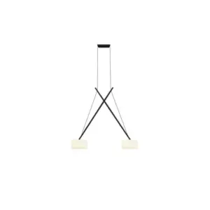 Serien Lighting - Twin LED Pendel Black/Glass