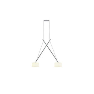 Serien Lighting - Twin LED Pendel Chrome/Glass