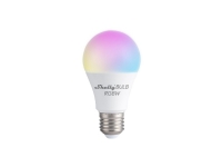 Shelly Duo - LED-lyspære - E27 - 9 W (tilsvarende 90 W) - klasse F - RGB/naturligt hvidt lys - 4000 K - mat