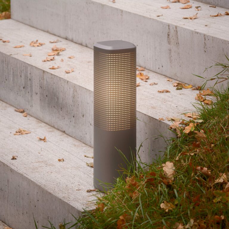 Sidara Seaside sokkellampe, antracit, IP54, E27 Nordlux - Moderne - Aluminium - Med én lyskilde