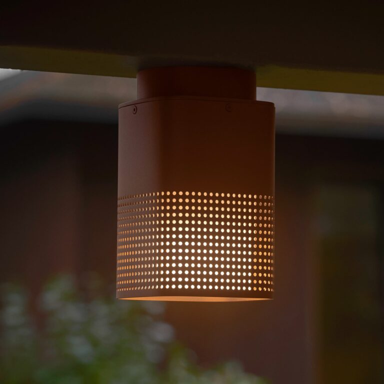 Sidara Seaside udendørs loftlampe, IP54, E27 Nordlux - Altan - Moderne - Aluminium - Kantet