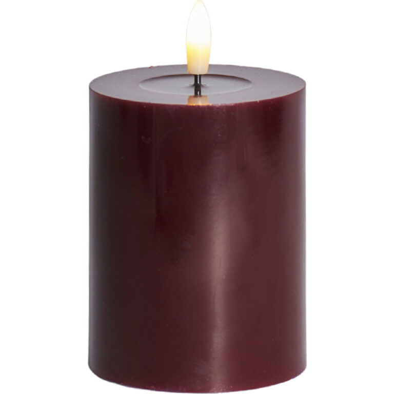 Sirius Sille LED bloklys, batteri, bordeaux