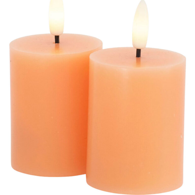 Sirius Sille LED bloklys, batteri, orange