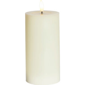 Sirius Sille LED bloklys, batteri, råhvid, H15 cm