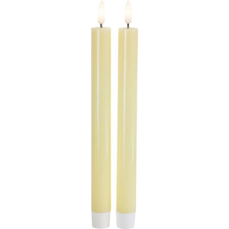 Sirius Sille LED kronelys, batteri, gul