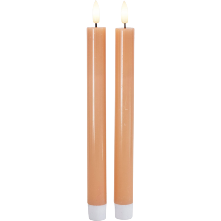 Sirius Sille LED kronelys, batteri, orange