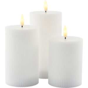 Sirius Smilla LED bloklys, genopladelig, hvid