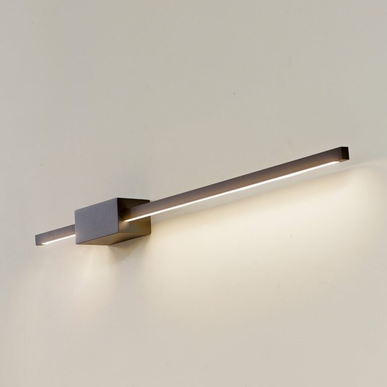 Skaila LED Væglampe Sort - Lucande Skalia - Spisestue - Moderne - Aluminium - Med én lyskilde
