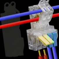 Skruels T samlemuffe, 2 til 4 ledere, 250V, 32A, IP20