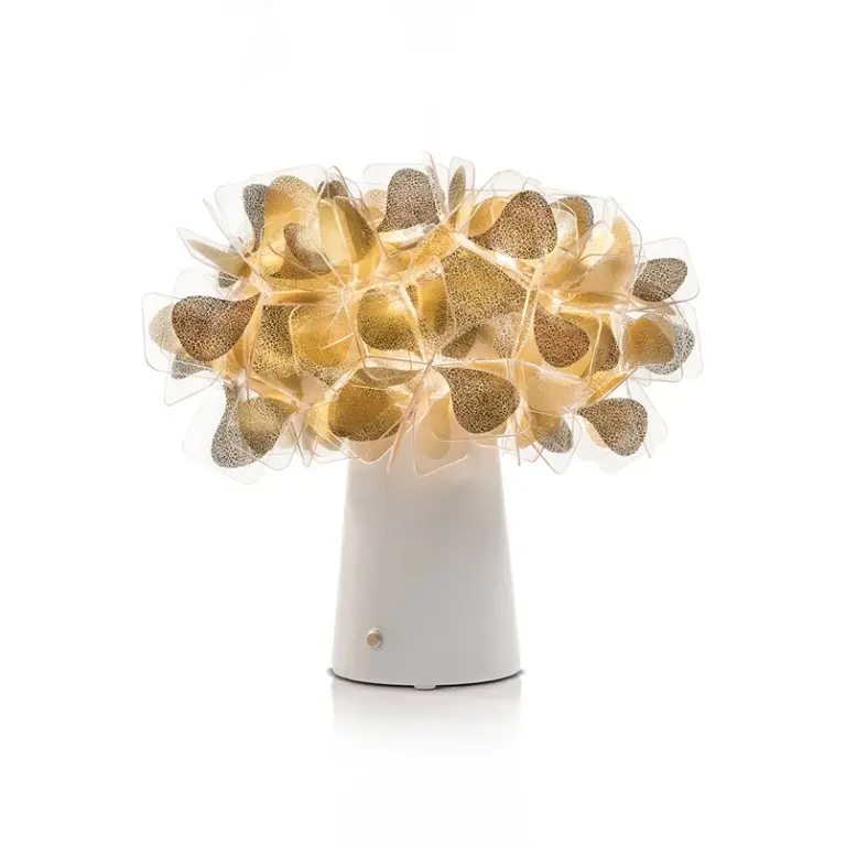 SLAMP Clizia Mama Non Mama (LED, batteridrevet) Guld/Hvid Bordlampe