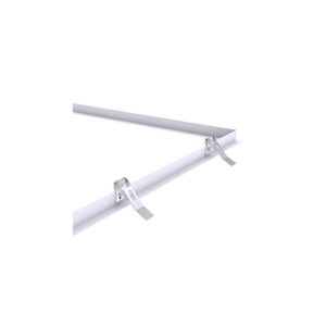 Smart click indbygningsramme i hvid til 60x60 LED paneler (25mm høj)