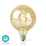 SmartLife LED glødepære | Wi-Fi | E27 | 360 lm | 4.9 W | Warm to Cool White | 1800 - 6500 K | Glas | Android / IOS | Globe