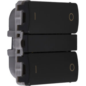 Smartkontakten Zigbee batteritryk til LK Fuga, tænd/sluk, grå