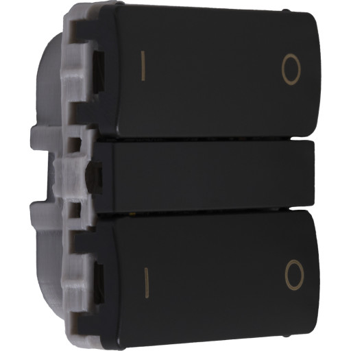 Smartkontakten Zigbee batteritryk til LK Fuga, tænd/sluk, grå