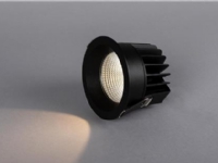 Solo Mini G2 LED-downlight Sort 3000K, 1080 lm, Ra>85, SDCM3, 15W, IP54, klart dækglas. Fasedæmpbar driver inkluderet PROFESSIONEL