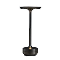 Sort LED bordlampe med touch-dmpning og justerbar farvetemperatur (CCT) - 5W, 500lm, RA80, IP20